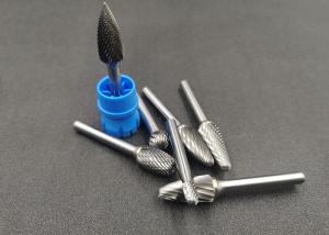 Quality ISO9001 45mm Shank Tungsten Carbide Rotary Burrs For Steel wholesale