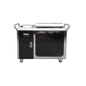 Quality GREENARK TO29 Stainless Steel Mobile Teppanyaki Grill Table Electromagnetic wholesale