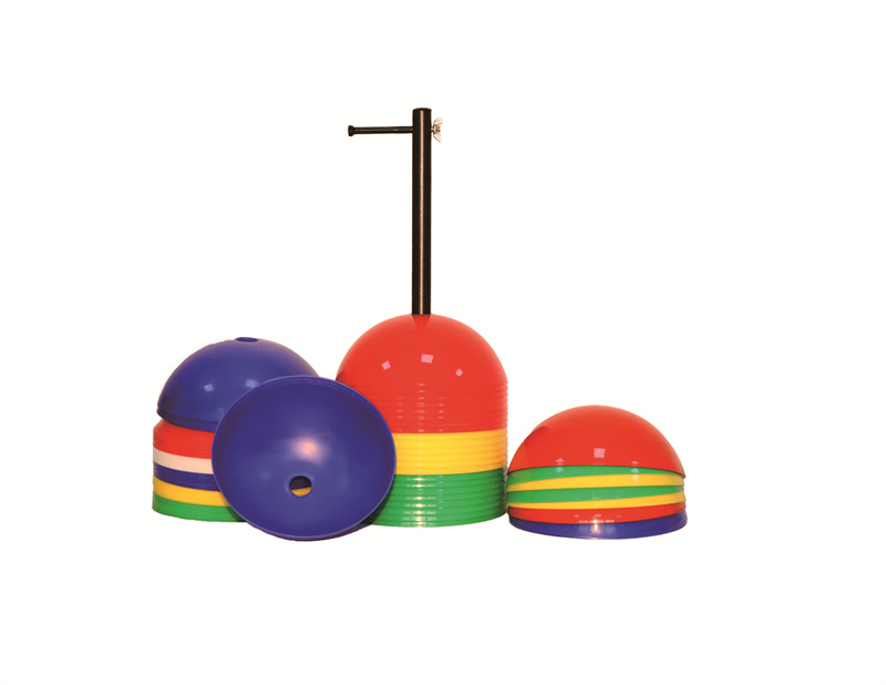 Customized Size Tourtop Soccer Football Basketball Kids Field Marker 50pcs Discs Sport Soccer Agility Cones