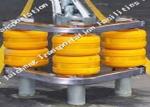 Corrugated Steel Roller Crash Barrier System For Roadside Guardrail