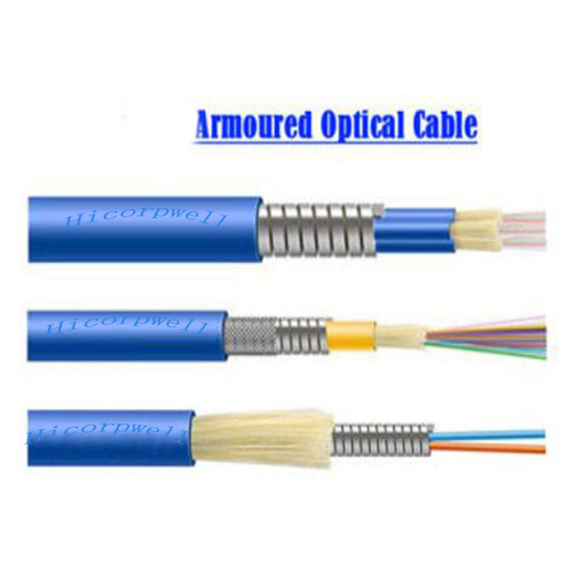 Waterproof 4 Core Single Mode Fiber Optic Cable , Outdoor 3m Duplex Fiber Patch Cord