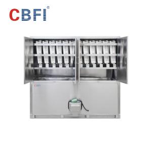 Quality PLC control system Ice Cube Maker Machine low power consumption wholesale