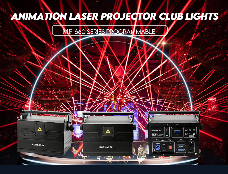 6kg 5-10W RGB Full Color Light Disco Night Club Special Effect Led Stage Lights Outdoor Laser Light Laser Dj