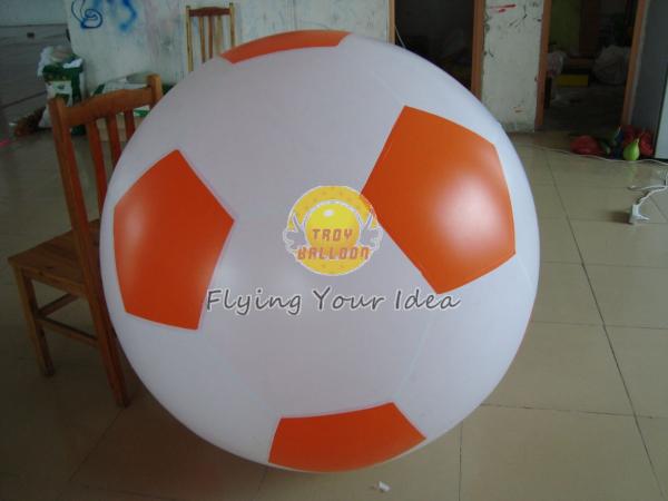 Durable 0.18mm PVC Sports Football Balloons with No Printing for Entertainment
