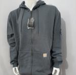 100% Cotton Gray Color FR Fire Resistant Hoodie 7.5 Oz CAT2
