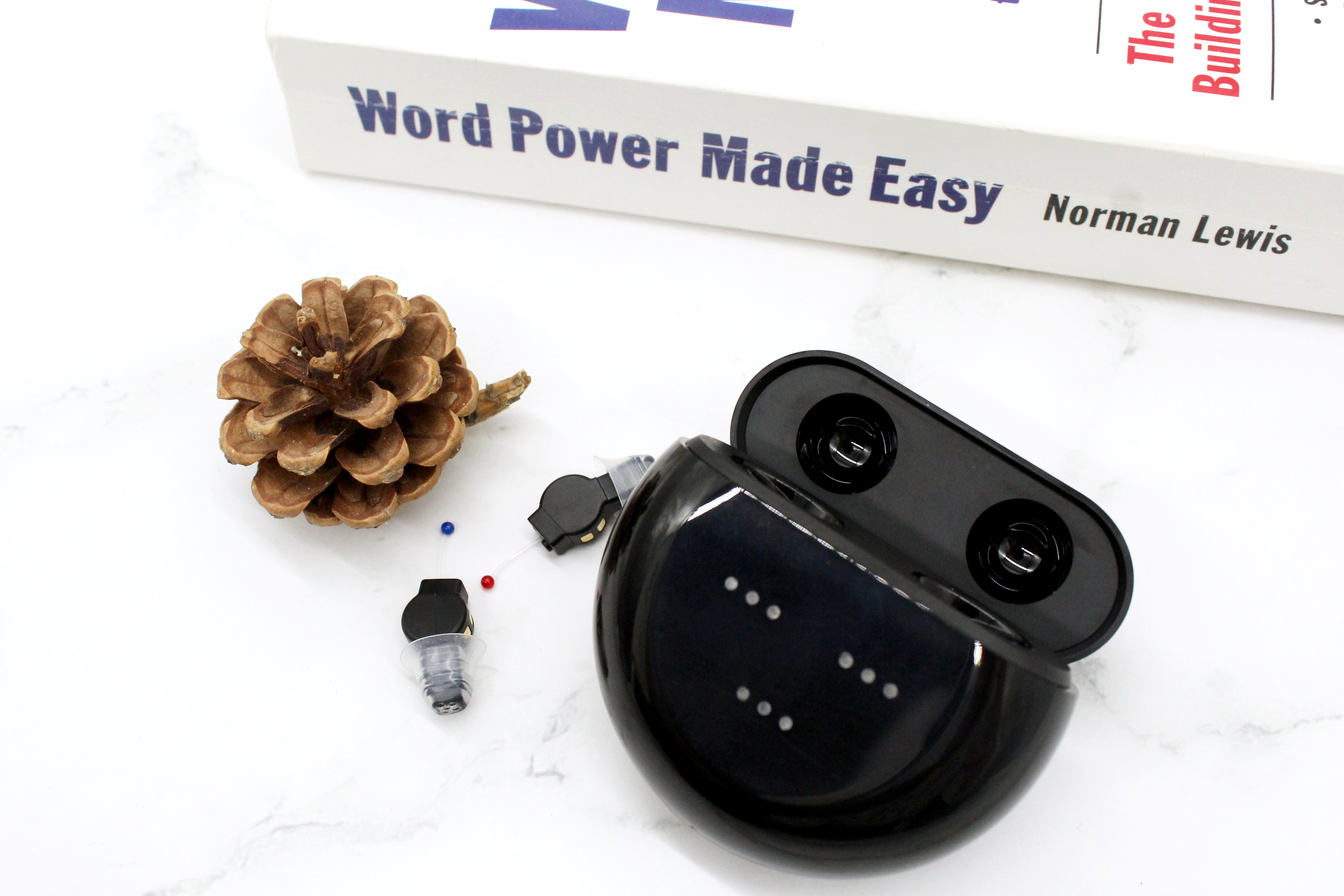 Red Hidden Hearing Aids Retone HD Smart Ear Digital Hearing Amplifier To Aid Hearing