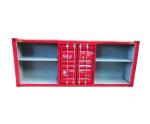 Living Room Shipping Container Furniture Metal Locker Storage Cabinet Vintage