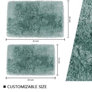 Quality Comfortable Polyester Machine Washable Non Slip Bath Mat Fast Drying Bath Mat wholesale