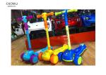 3D Light Music Rear PU Flash Baby Kick Scooter 18kg To Steer Toddler
