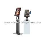 Restaurant 21.5inch Self Service Signage With Capacitive Touch Screen
