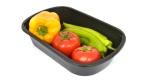 Black Disposable Rectangle FDA Frozen Food Tray Packaging
