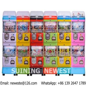Quality Coin Operated Gumball Capsules Toy Vending Game Machine wholesale