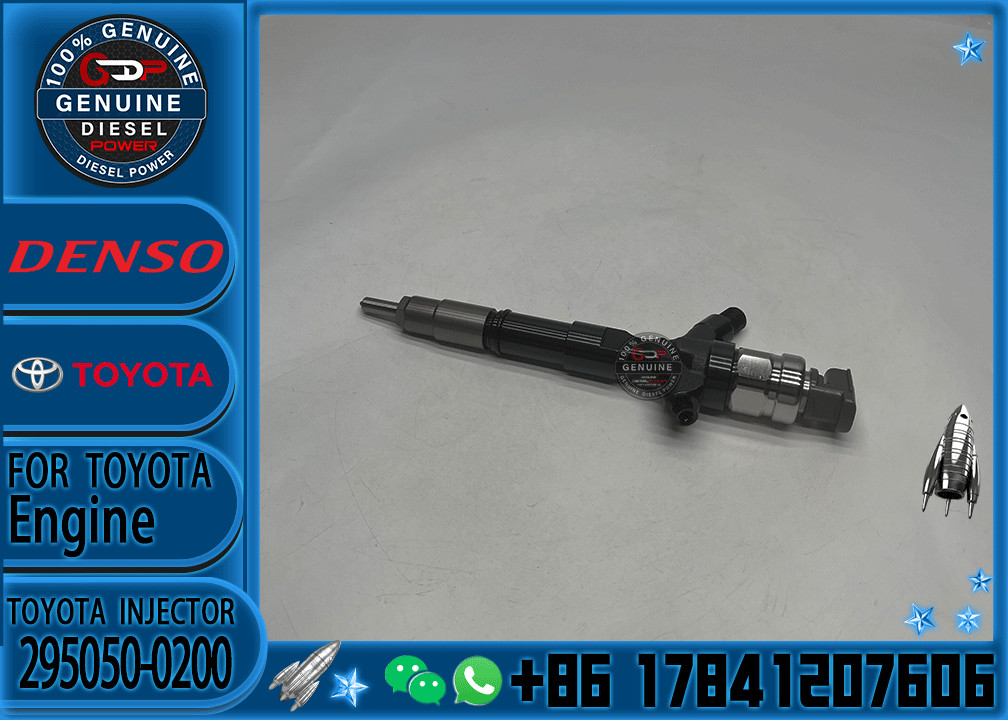 Genuine New Diesel Fuel Injector 295050-0460 295050-0200 For Toyata Car 23670-30400 23670-30440 23670-39435