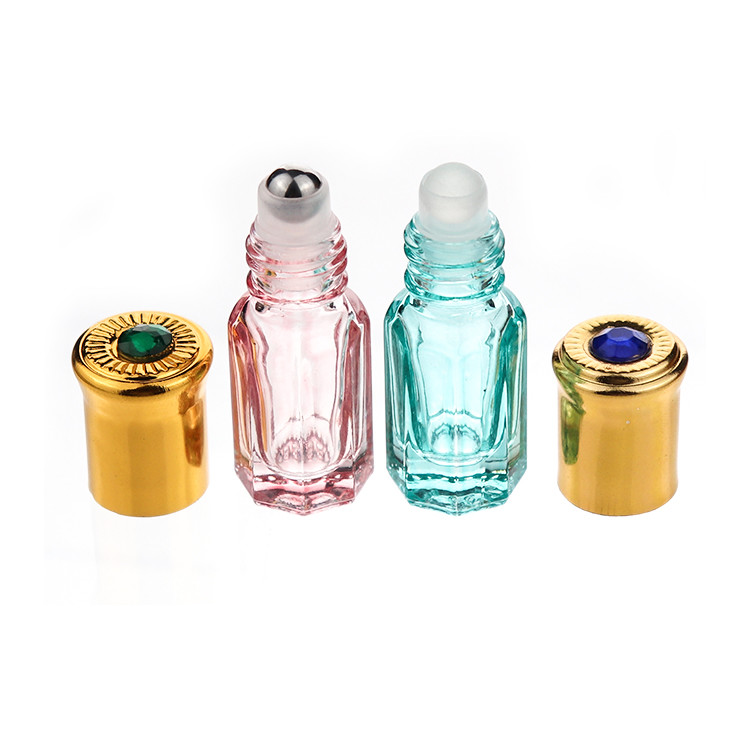 ‌Custom Colored Small Glass Roller Bottles 3ml 6ml 10ml With Metal Plastic Ball‌ For Perfume & Aromatherapy‌