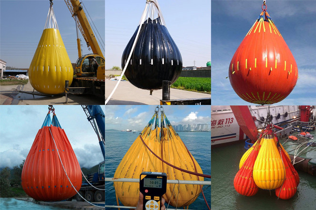 Durable Construction Crane Load Testing Water Bags Nylon Fabric Reinforcement
