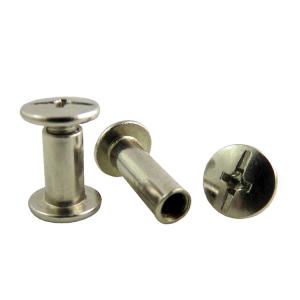 Quality Plain Finish Stainless Steel Male Female Bolt Screw for Furniture Assembly Customized wholesale