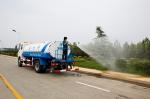 Howo 12m3 Liquid Tanker Truck For Road Sprinkler / Flushing Color Optional