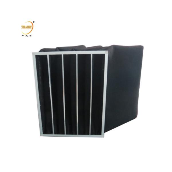 Spray Booth Ventilation Activated Carbon Pocket Air Filter For Clean Room Fan