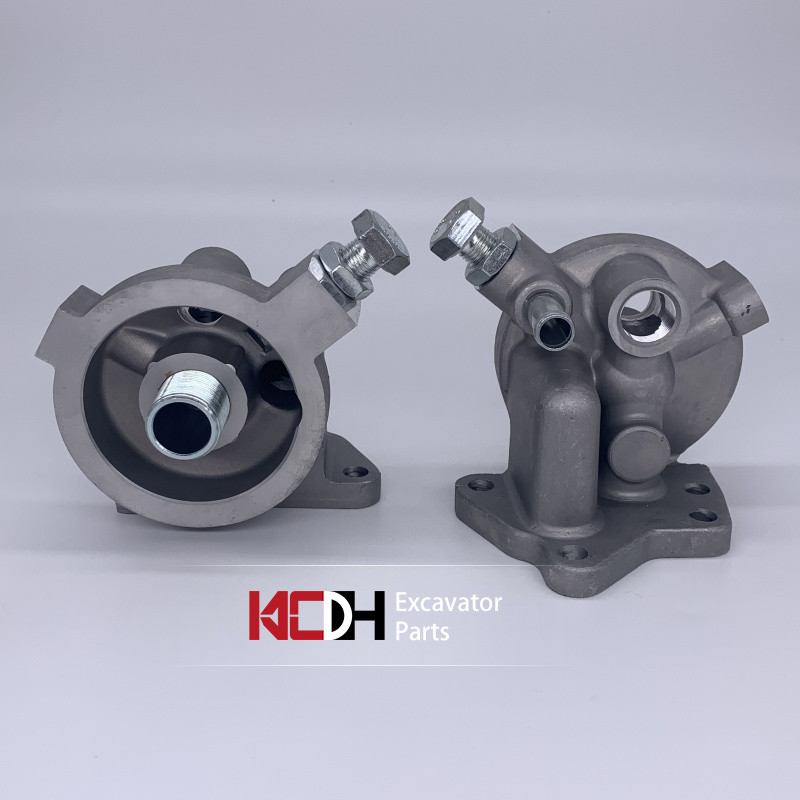 312D 320C 323D excavator parts 1R-0739 oil filter 1R0739 four-hole aluminum base, suitable for air filter assembly