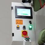 1.5KW Steam Press Machine For Clothes Sinle Cylinder Vertical 220V