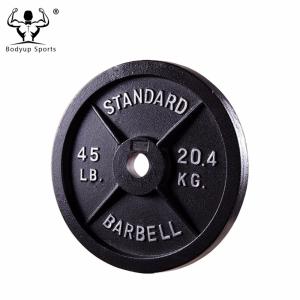 Quality Black or Gray Harmmerton Competition 2 Inch Cast Iron Weight Plates wholesale