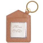 Promotional PU Keychain 6*8cm PU Logo Customized