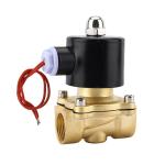 Full Bore 2W Normally Closed Brass Electric Magnetic Valve for Industrial