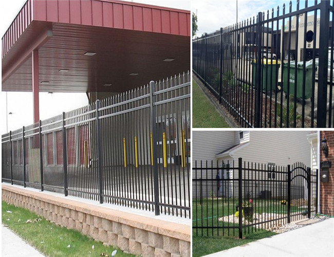 2400mm Railing Aluminium Tubular Fencing Flat Top Tubular Aluminum Fence