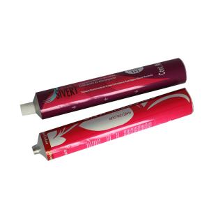 Quality Aluminium Tubes for Hair Color cream with Black color printing surface for Mexico Market wholesale