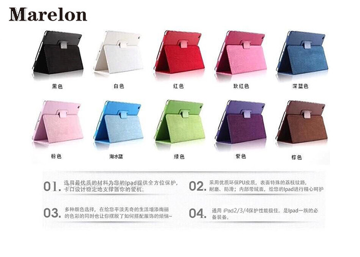 Customized Leather Ipad Air Case Full Color Printing And Laser Etching