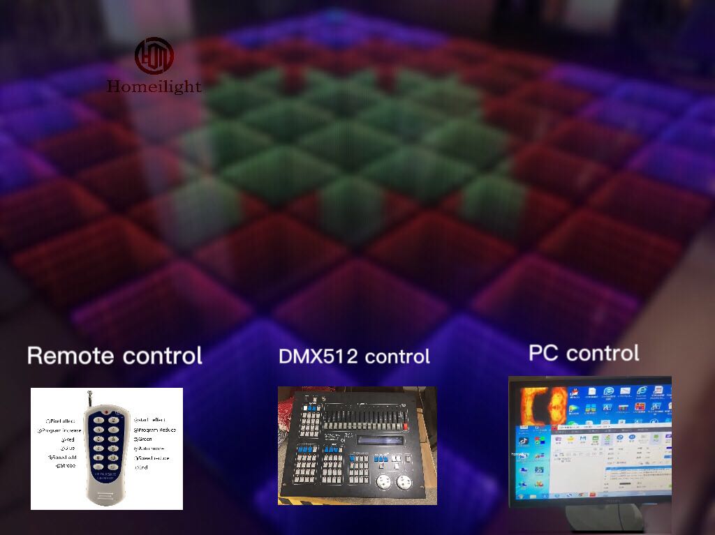 14kg Product Weight LED Starlit Dance Floor Panel for Nightclub Event in Bar Wedding