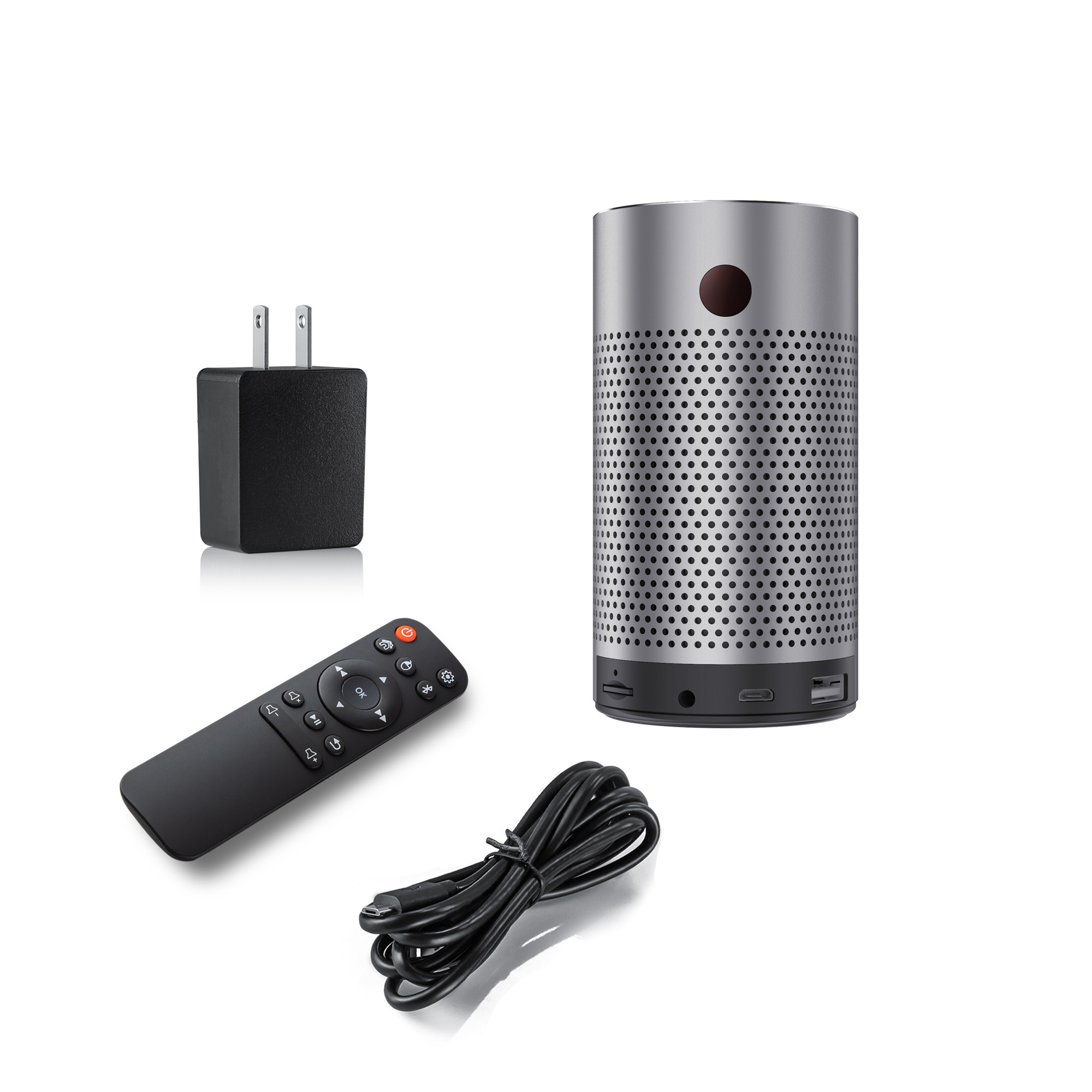 4K Battery Powered Projector Pico 70 Lumens DLP Led Entertainment Projector