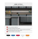 Cold Rolled Steel Garage Storage Workstation with Optional Combination