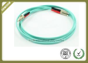 Quality Duplex OM3 LC To LC Multimode Fiber Optic Patch Cable Jumper For Telecommunications wholesale