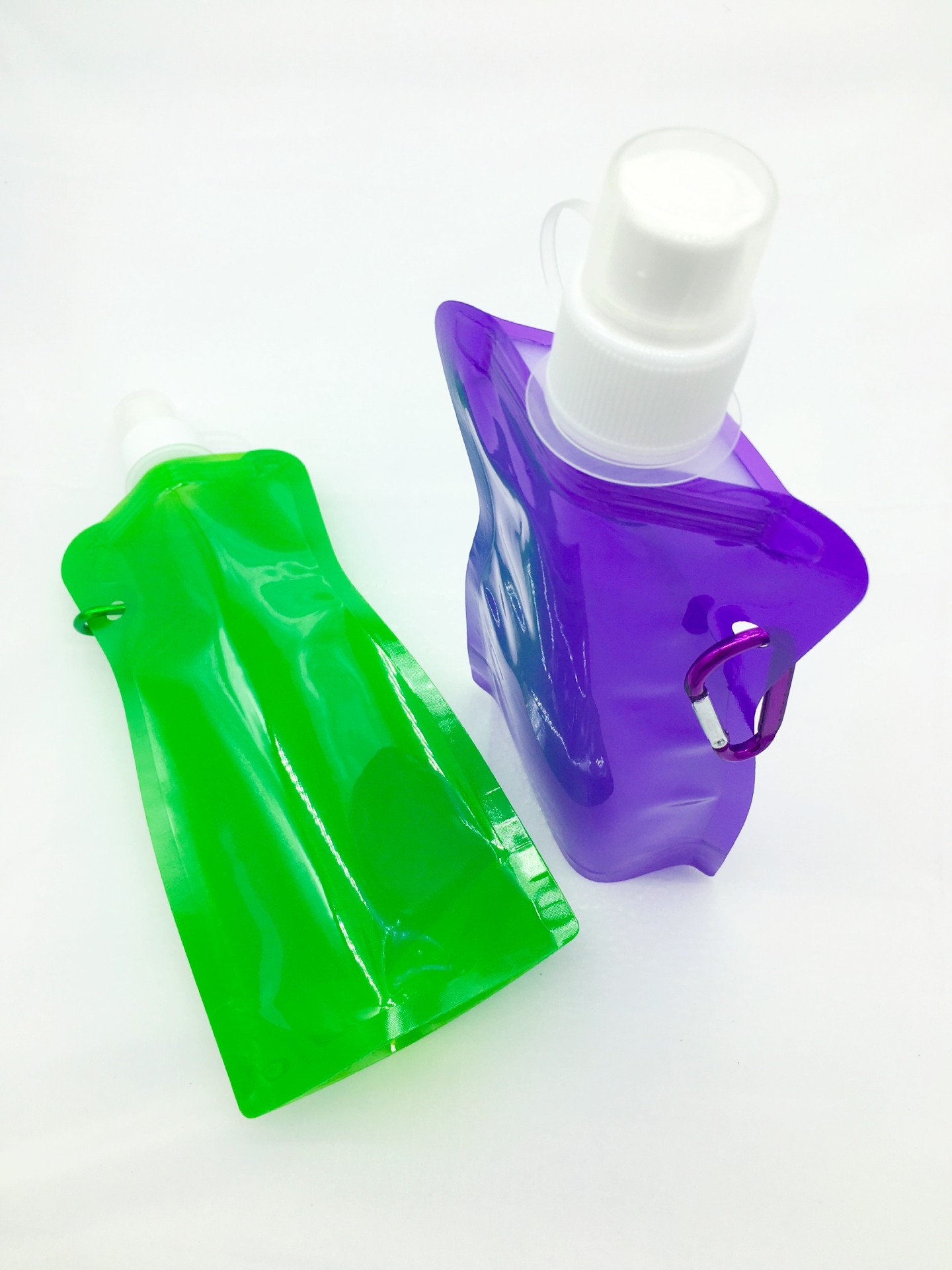 Stand Up Spout Foldable Water Bag Pouch For Juice Eco - Friendly Plastic Material