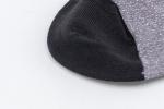 Snngging Resistance Elastane Cotton Dress Socks With Grey / Black Stripes