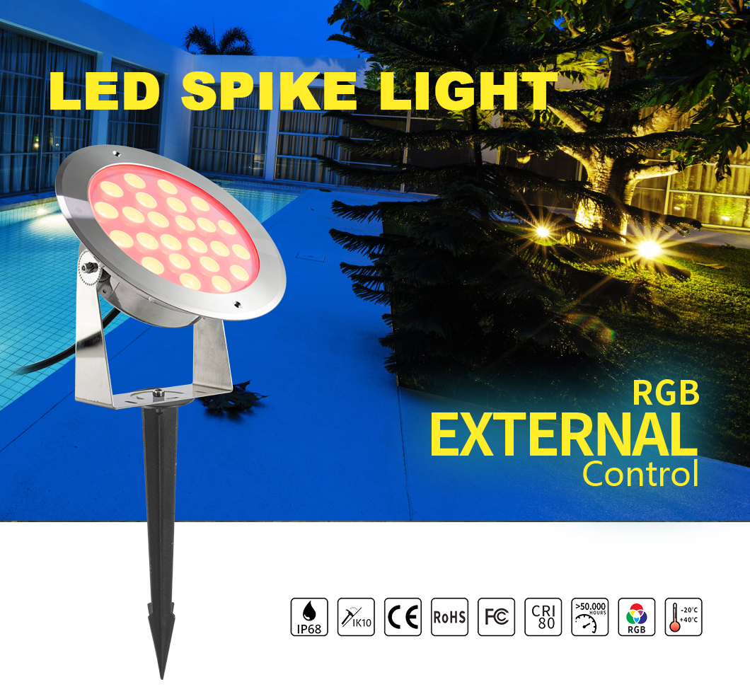SMD3535 Waterproof Led Spike Lamp Angle Adjustable
