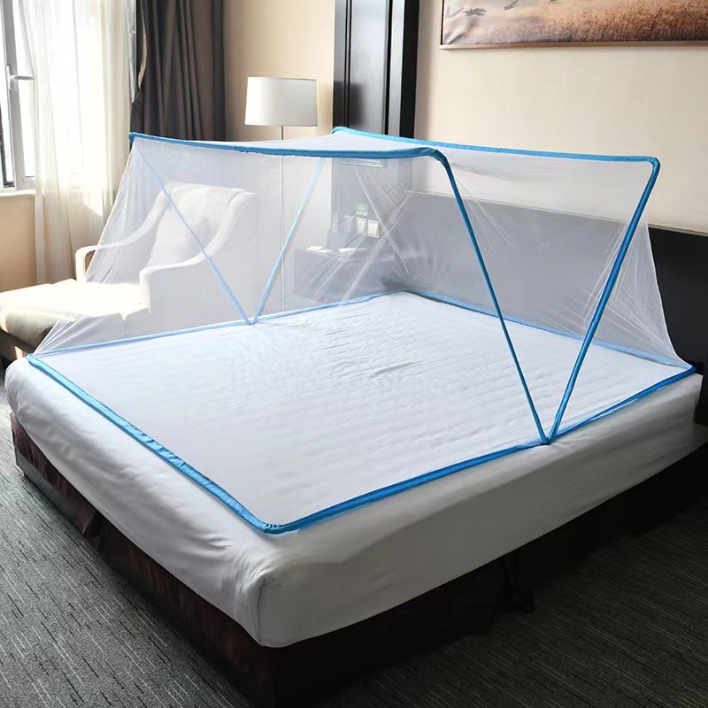 Summer Folded Mosquito Net Tent for Adults 100% Polyester Portable Pop up Bed Room Patio