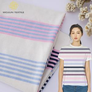 Quality Breathable And Soft Hygroscopic Cotton ​Striped Material Fabric For Casual Wear wholesale