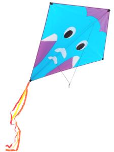 Quality Fiberglass Kid 30m String Line 124*152cm Diamond Stunt Kite wholesale