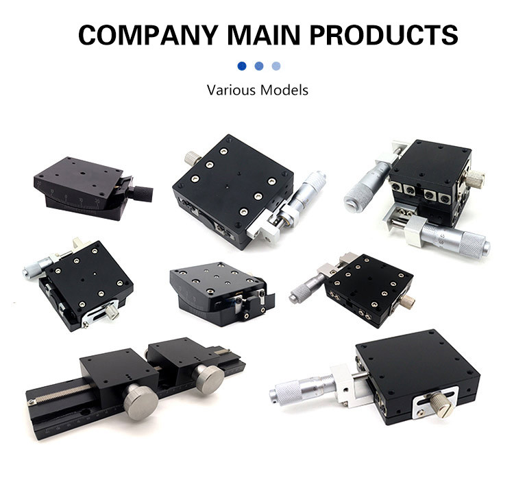 X Axis Precision Linear Slide Stages Manual Move Fast 75mm Travel