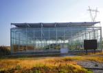Film Cover Material Hydroponic Greenhouse With Farm Irrigation High Transmittanc