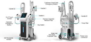 Quality Weight Loss Double Cryotherapy Fat Freeze Pdt Cryoshape Fat Freezing Machine Nubway wholesale