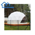 Breathable Big Transparent Geodesic Dome Tent With Steel Frame Affordable Luxury
