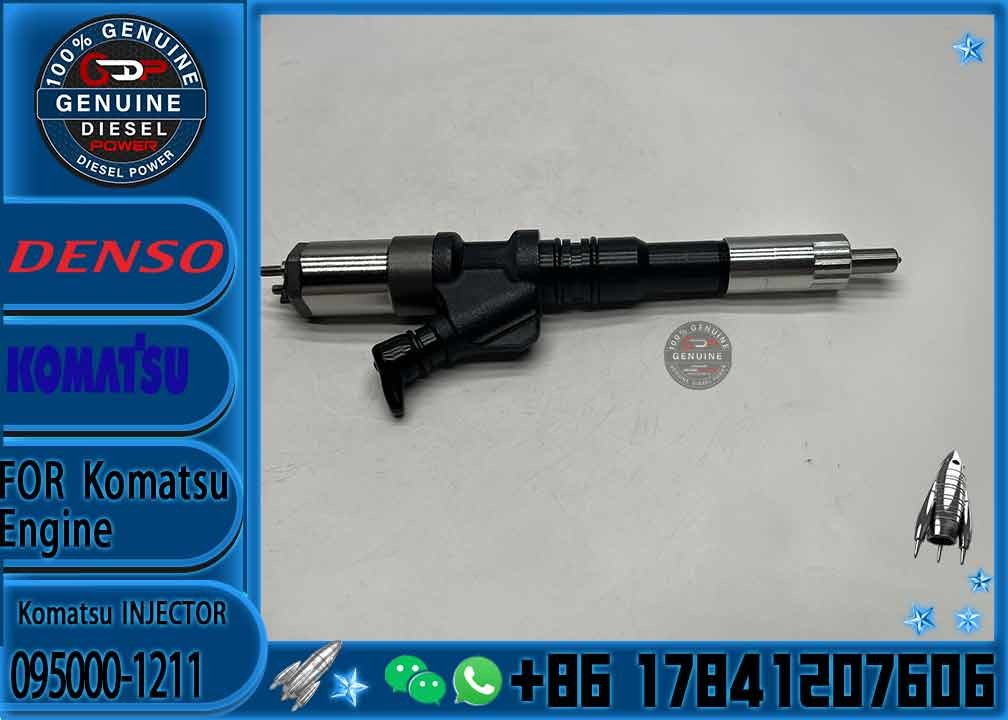 Diesel Fuel Injector 095000-1210 095000-1211 6156-11-3300 For KOMATSU