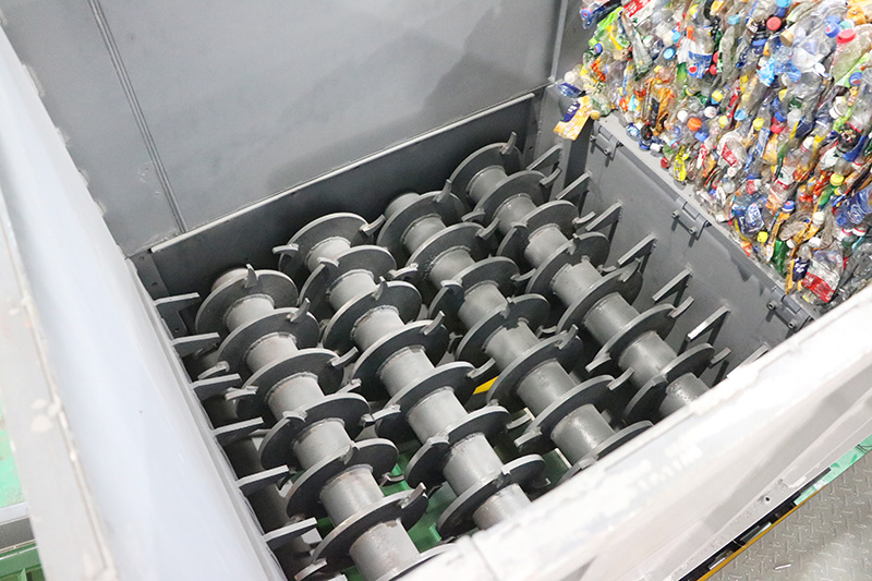 PET Bottles Bales Unpacking Machine