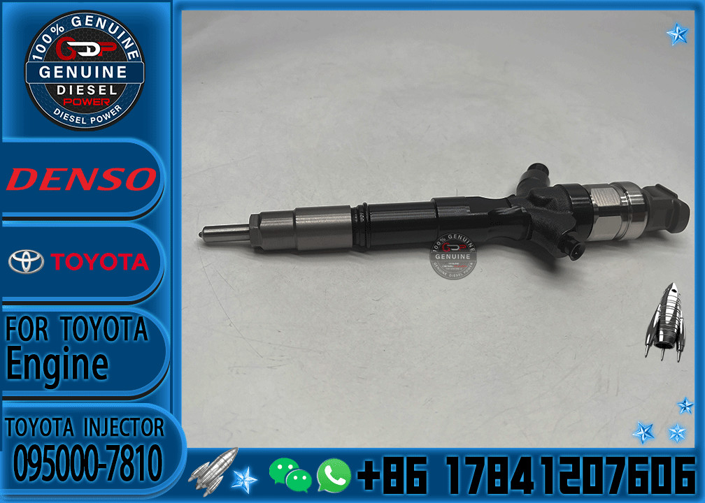 New Common Rail Injector 095000-7810 095000-7820 9709500-782 for 1KD 2KD Diesel Nozzle High Quality
