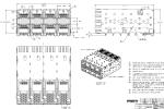 1658390-2 2x4 Port 160 P SFP Cage Assembly PRESS FIT EMI Springs Through Hole