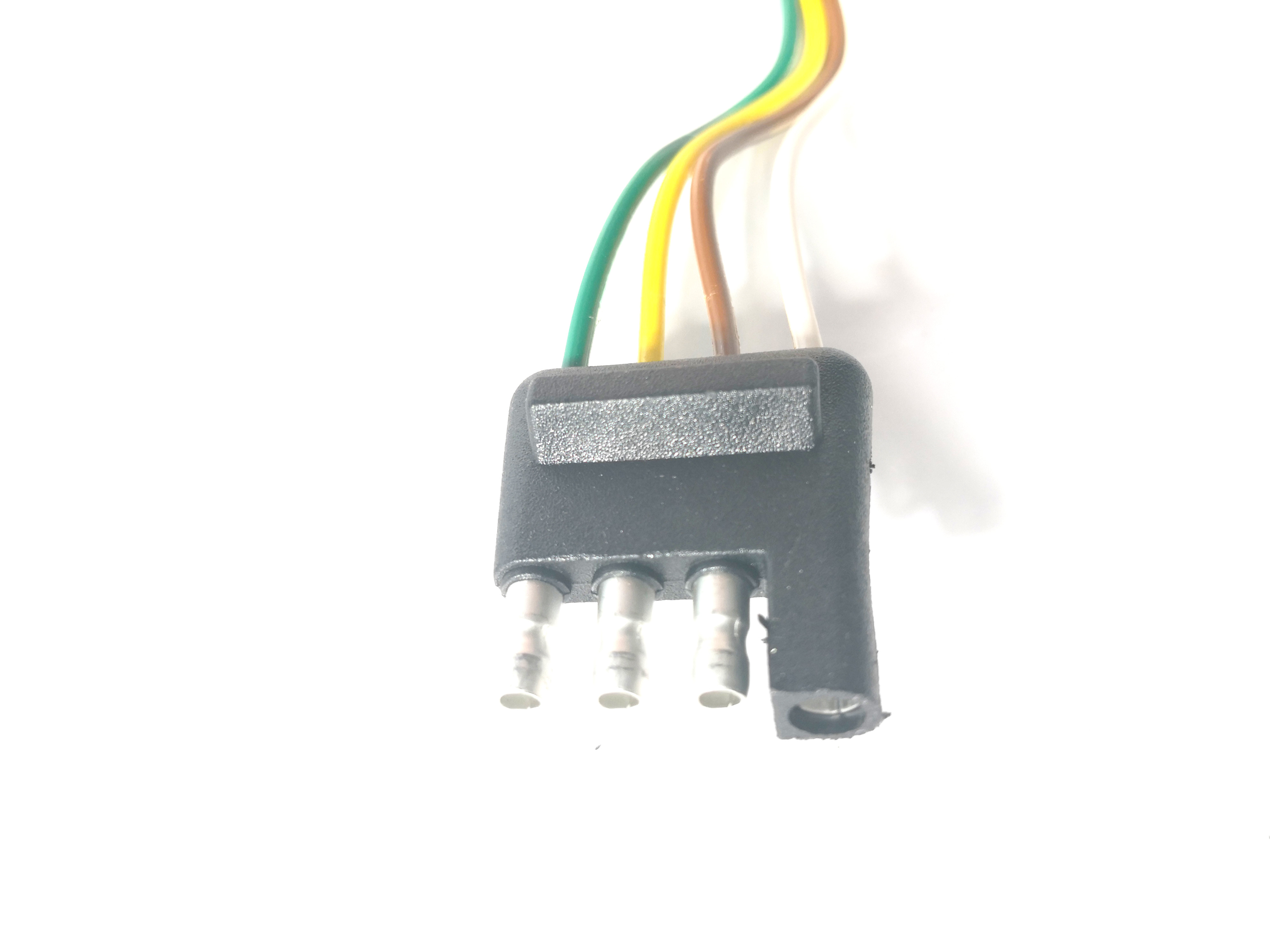 4 Way Heavy Duty Trailer Connector Wiring Electronic PVC Straight Type