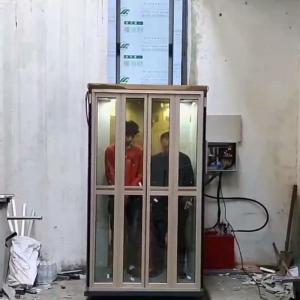 Quality Outdoor Emergency Stop Home Elevator Naked Cabin Hydraulic Hoist wholesale